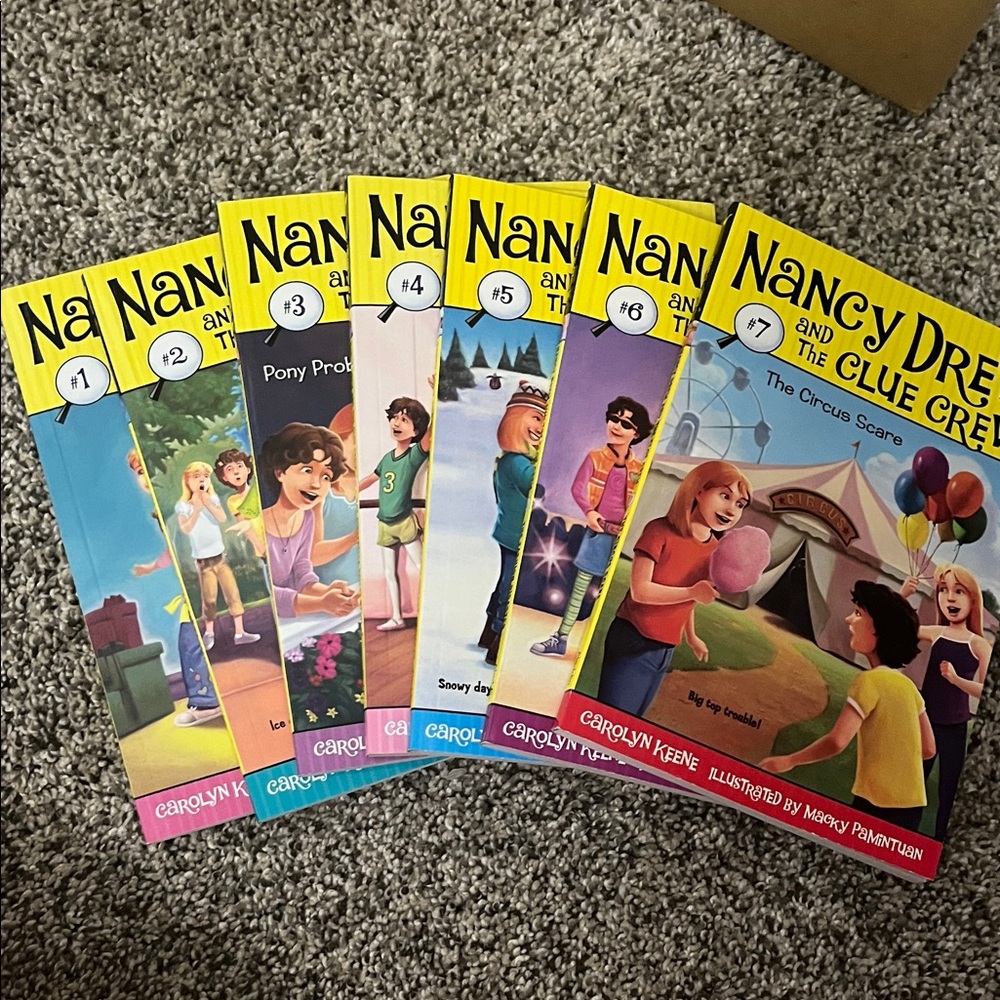 Nancy drew books set of 7